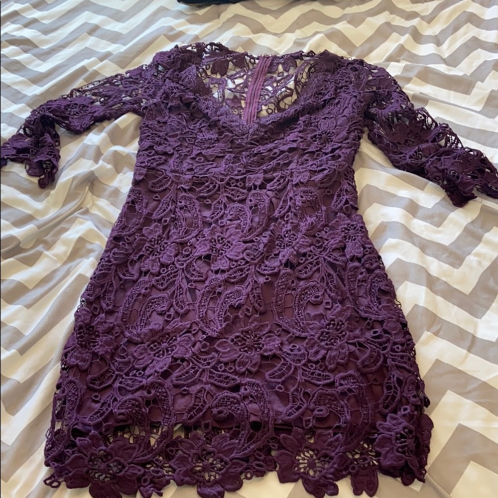 Lace cocktail dress